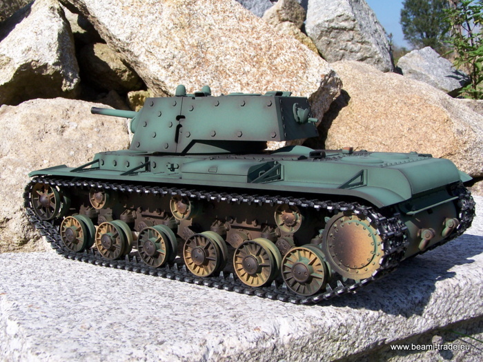 RC modely Tanků Torro 2.4 GHz-Edition KV-I. KV-I. pohled z boku