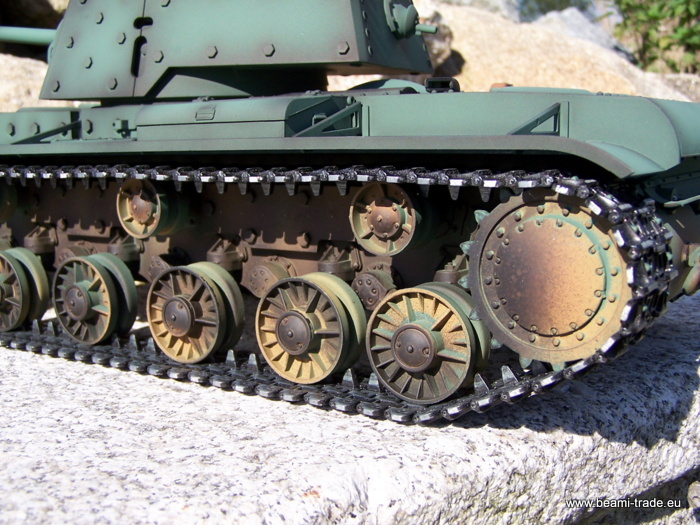 Tanky 1:16 Airbrush TORRO KV-I. detail kovové pásy