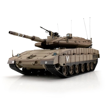 Verze 2,4 GHz IDF MERKAVA MK IV 1:16 nový BB + IR systém - kov. pásy a doplňky