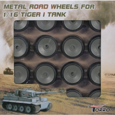 Kovová pojezdová kola na Tiger I 1:16 WSN