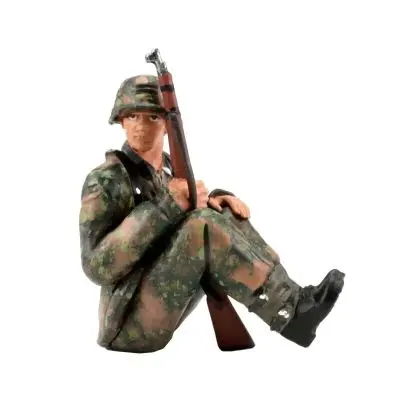 Figurka 1:16 granátník 5 Sd.Kfz. 251, maskování vzor Platan – jaro