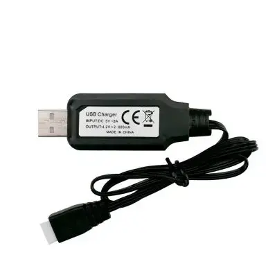 USB nabíjecí kabel pro baterie tanků 1:16 BB+IR značek Heng Long a Torro.