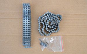 Kovové pásy na model tanku Panzer III