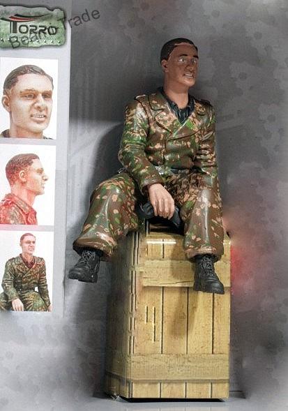 Figurka 1:16 radista posádky tanku