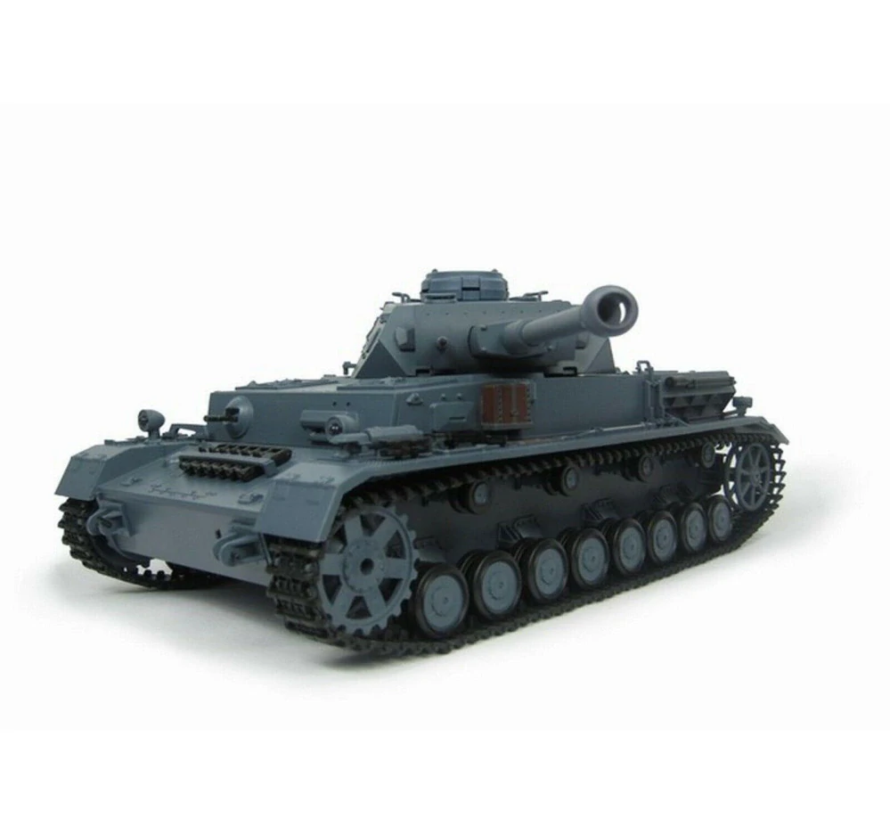 RC model tanku Panzer IV Ausf. F2 - BB + IR, 2.4 GHz - KOVOVÉ PÁSY, V7.0