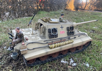 RC tank Jagdtiger - autorem modelu: Vošahlík J.