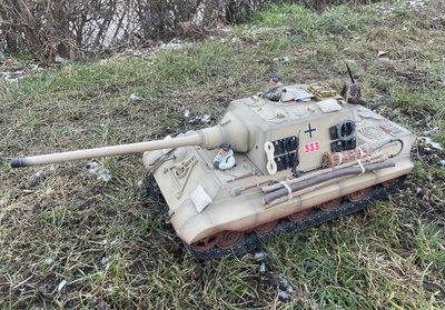 RC tank Jagdtiger - autorem modelu: Vošahlík J.