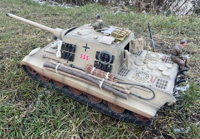 RC tank Jagdtiger - autorem modelu: Vošahlík J.