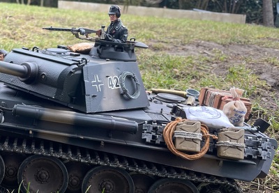 RC tank Panther G - autorem modelu: Vošahlík J.