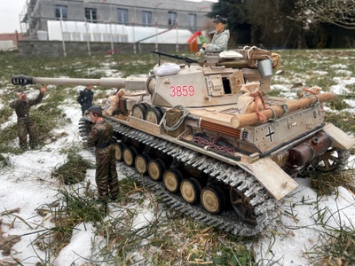 RC tank Panzer IV - autorem modelu: Vošahlík J.