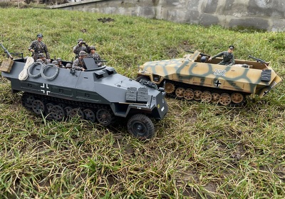 RC model upraveného Sd.Kfz.251/1 D Autor: Vošahlík J