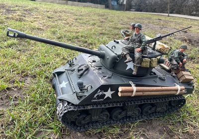RC tank Sherman - autorem modelu: Vošahlík J.