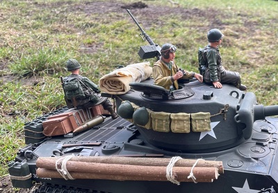 RC tank Sherman - autorem modelu: Vošahlík J.