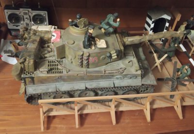 RC tank Tiger - autor modelu: Adámek R.