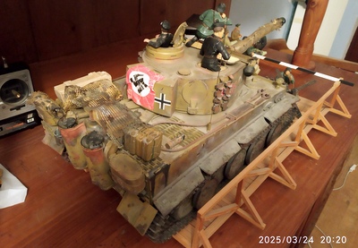 RC tank Tiger - autor modelu: Adámek R.