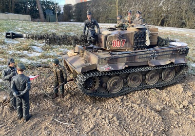 RC tank Tiger - autor modelu: Vošahlík J.