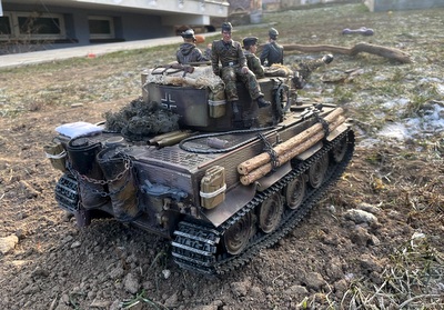 RC tank Tiger - autor modelu: Vošahlík J.