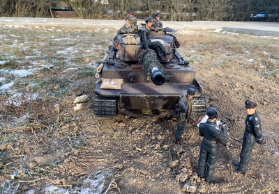 RC tank Tiger - autor modelu: Vošahlík J.