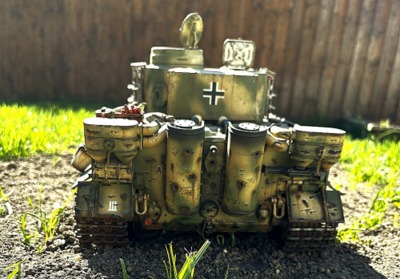 RC tank Tiger I. - autorem modelu: Zámečník J.