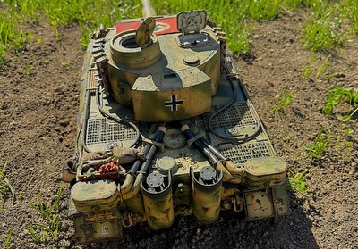 RC tank Tiger I. - autorem modelu: Zámečník J.