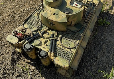 RC tank Tiger I. - autorem modelu: Zámečník J.